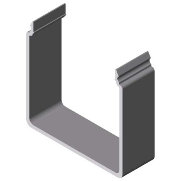 Conduit Profile U 60x60 E, natural