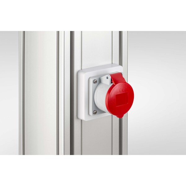 CEE Socket K76 16A/400V