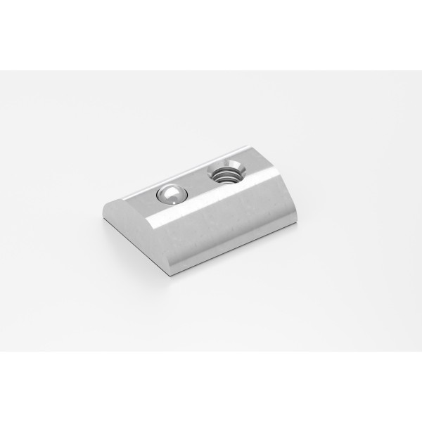 T-Slot Nut 12 St M8, heavy-duty, bright zinc-plated