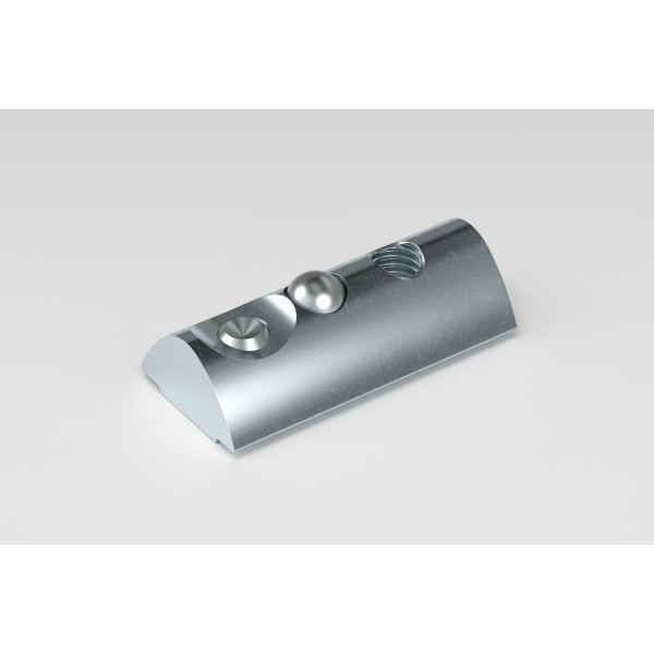 T-Slot Nut F 8 St M5, bright zinc-plated