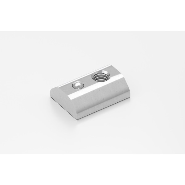 T-Slot Nut 10 St M8, heavy-duty, bright zinc-plated