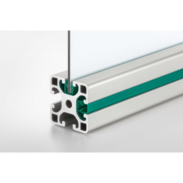 Abdeck- und Einfassprofil 8, grün ähnlich RAL 6016