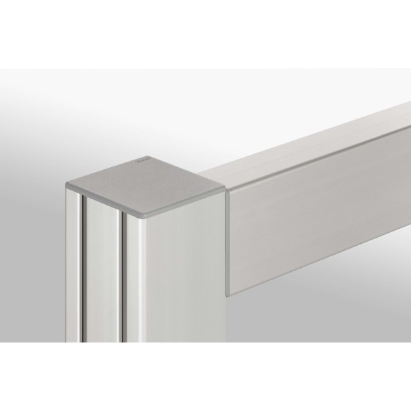 Radien-Dichtung 8 80x40 1R80, grau ähnlich RAL 7042