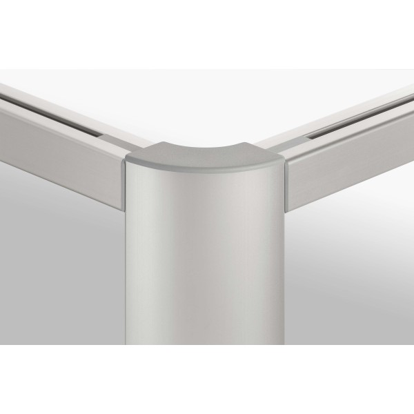 Cap 8 R40/80-90°, grey similar to RAL 7042