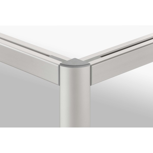 Cap 8 R40-90°, grey similar to RAL 7042