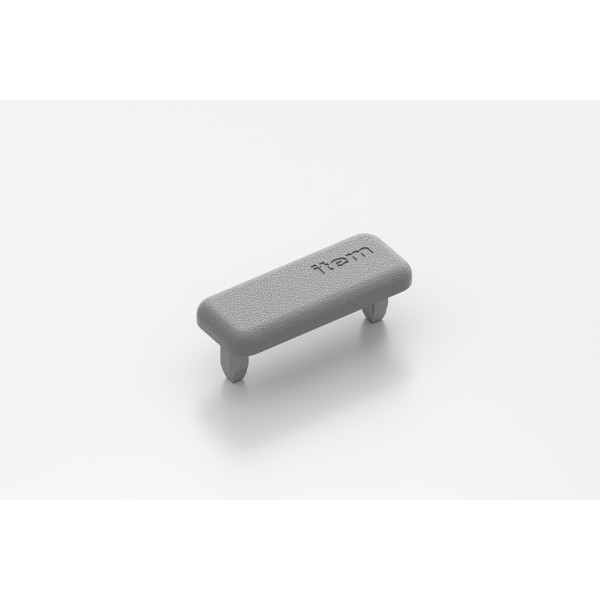 Cap 6 30x12, grey similar to RAL 7042