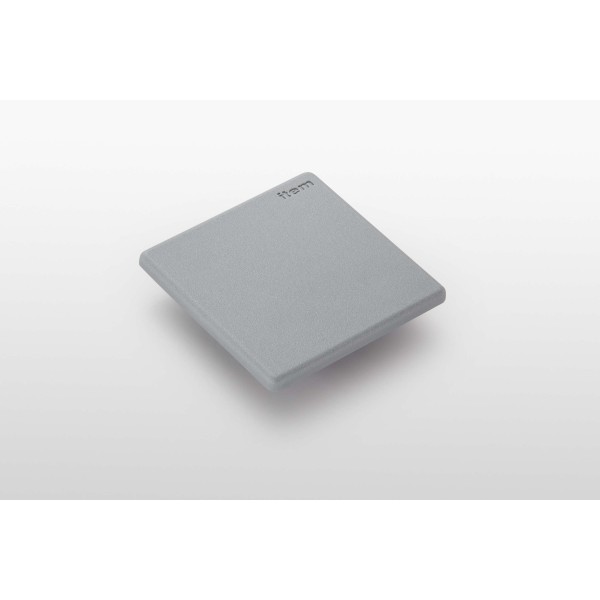 Cap 5 40x40, grey similar to RAL 7042