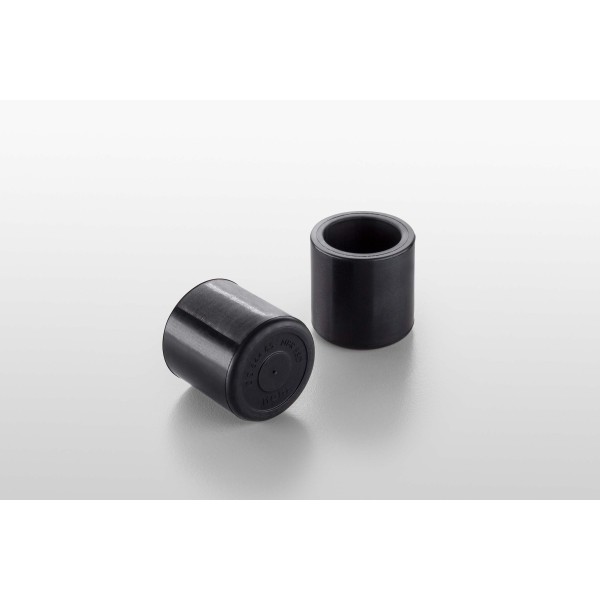 Tube End Cap D30 ESD, black similar to RAL 9005