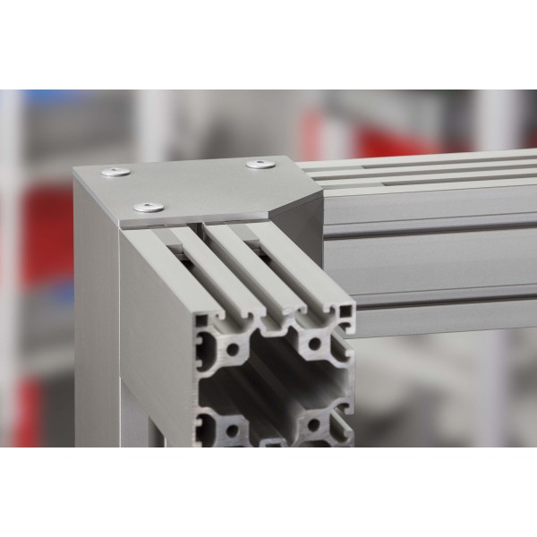 Abdeckkappe X 8 120x120-45° Al