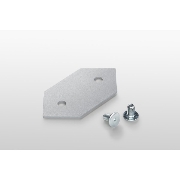 Abdeckkappe X 8 40 80x80-45° Al