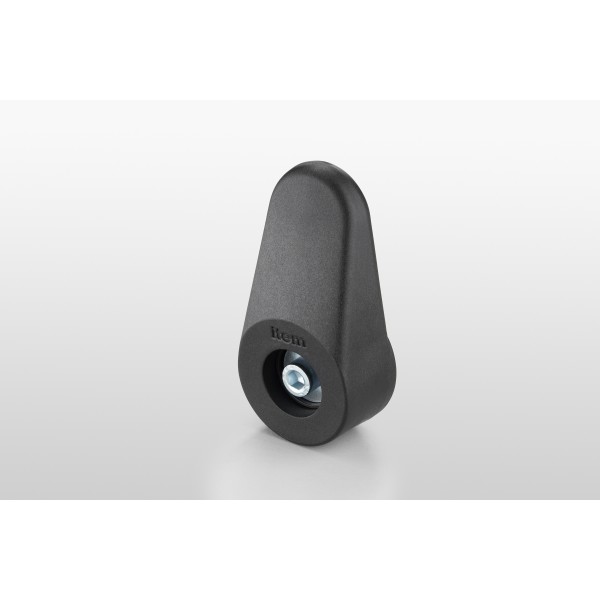 End Cap D30 H43 ESD, black similar to RAL 9005