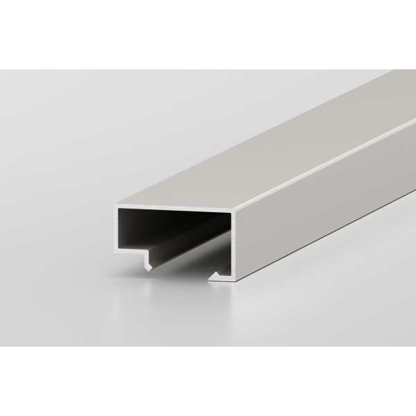 Einfasssystem, Anschlagprofil X 8 40 3mm Al, natur, Zuschnitt