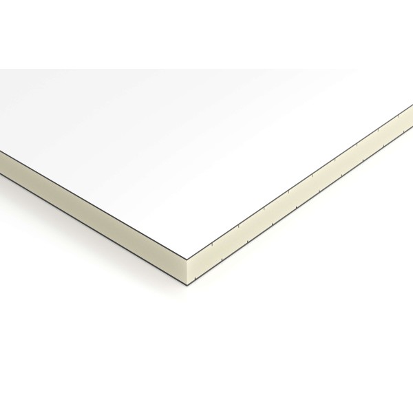 Verbundmaterial HPL 36mm, weiß ähnlich RAL 9016