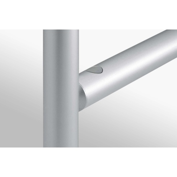 Adapter 8 D40/D40, weißaluminium ähnlich RAL 9006