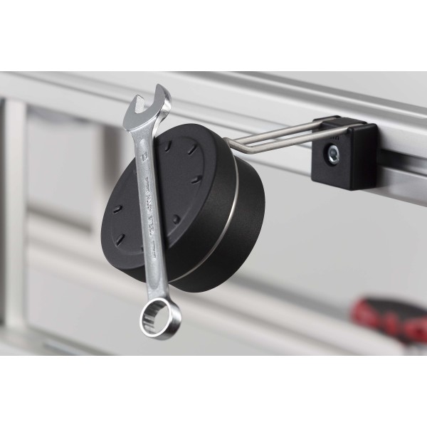 Magnetic Holder D70 ESD, black similar to RAL 9005