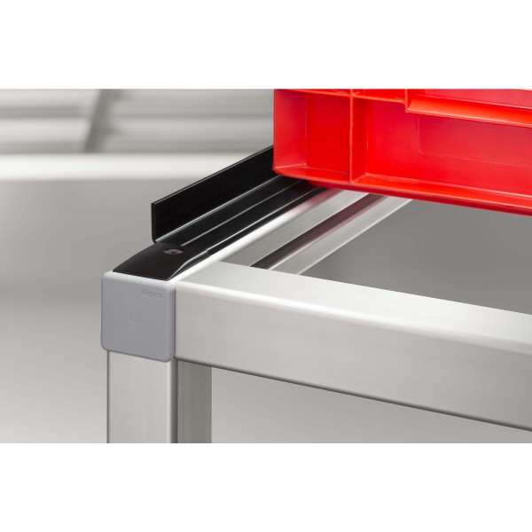 Gleitleiste 8 mit Führungssteg H24 ESD, schwarz