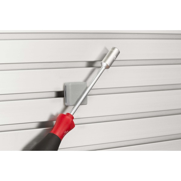 Magnetic Holder 8 Nd, grey similar to RAL 7042