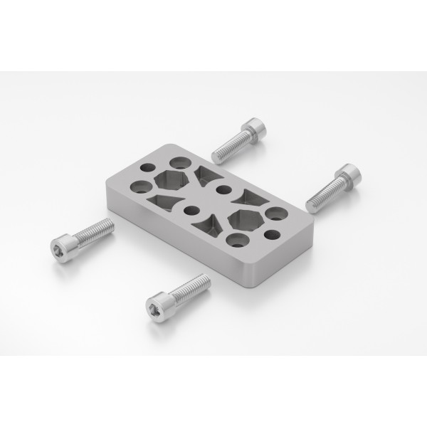 Telescope Connecting Plate 8 80x40