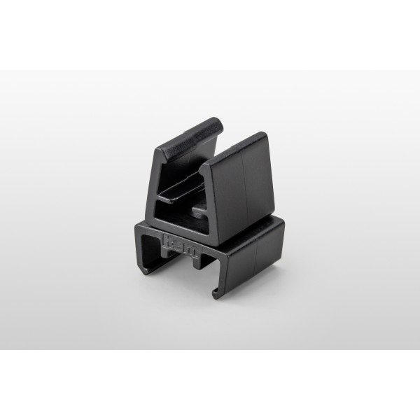 Schilderrahmen-Halter D30 drehbar ESD, schwarz ähnlich RAL 9005