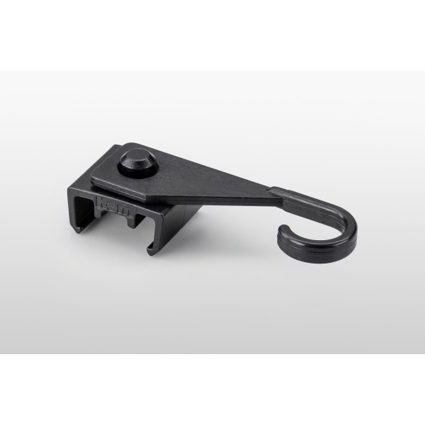 Hook D30-36, rotating ESD, black similar to RAL 9005