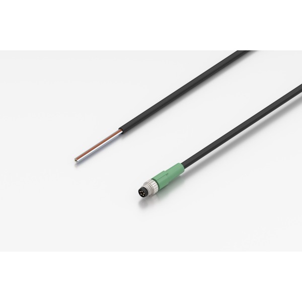 Sensor/Aktor-Anschlussleitung 5m M8 5P Stecker B-kodiert, schwarz