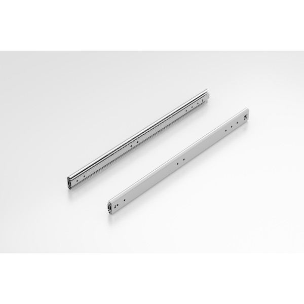 Telescopic Rail heavy duty 19.1x53.1 L700, over extension, bright zinc-plated