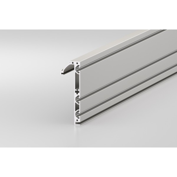 Schubladensystem, Frontprofil H126 mit Griffleiste, natur