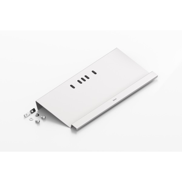 Keyboard Tray, white aluminium, similar to RAL 9006