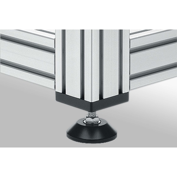 Base Plate 8 80x80, M10, black