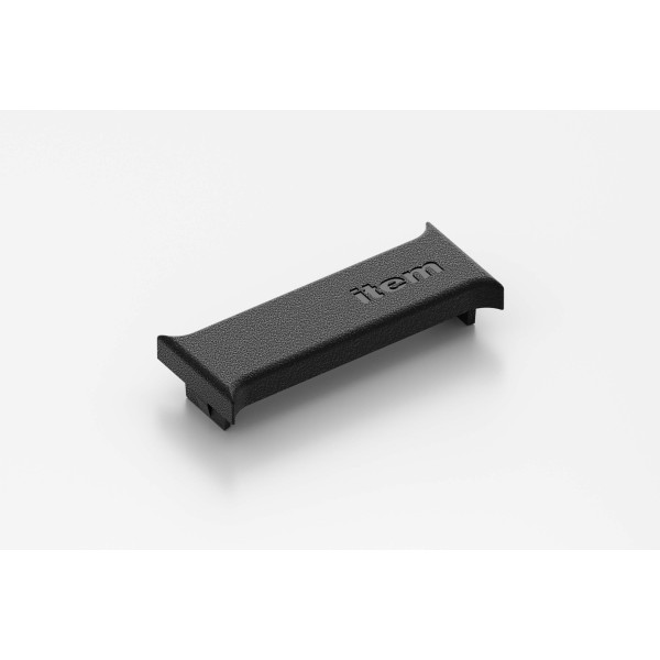 Parallel Fastener 8 Cover Profile End Cap, black