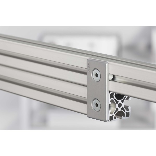 Lasche 10 50, weißaluminium ähnlich RAL 9006