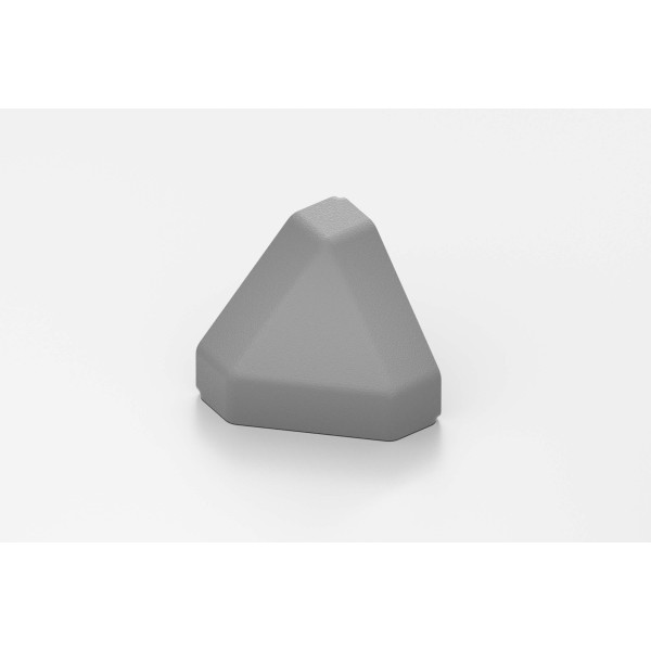 Fastener Cap 6 30x30-45°, grey similar to RAL 7042