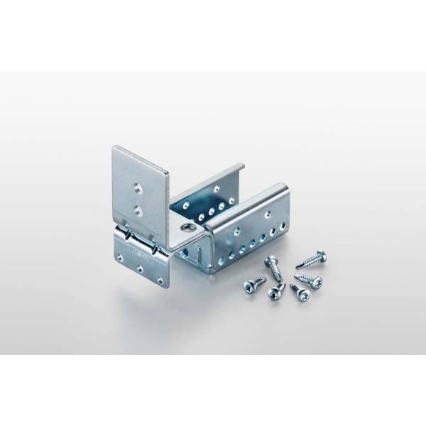 Roller Conveyor St, Fastening Bracket D30 with Forward Stop H43