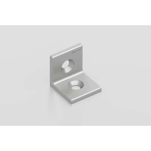 Winkel 8 40, weißaluminium ähnlich RAL 9006
