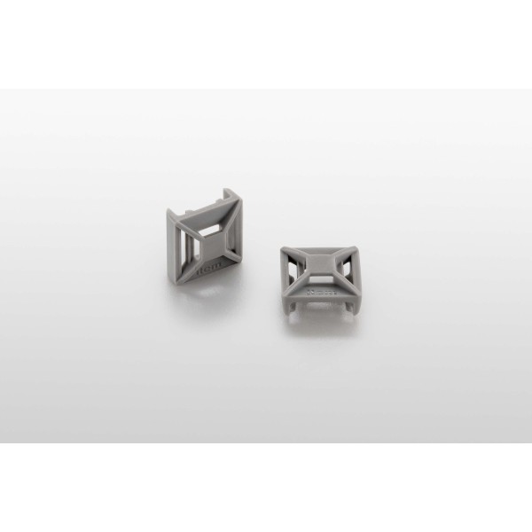 Universal Holder D30, grey similar to RAL 7042