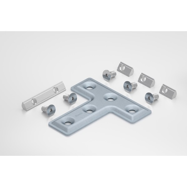 Knotenblechsatz 8 40 120x120 -180° T