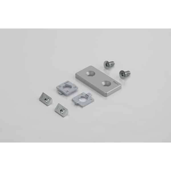 Flat Bracket Set 8 2V 80x40